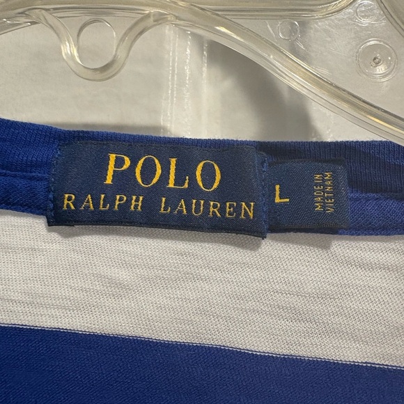 Polo Ralph Lauren long sleeve striped tshirt men’s sz M L - Picture 4 of 6